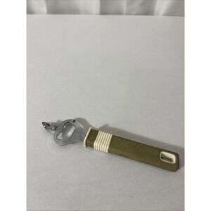 Vintage Kitchen Avacodo Green Bottle Jar Opener Church Key Utensil Lid Lift